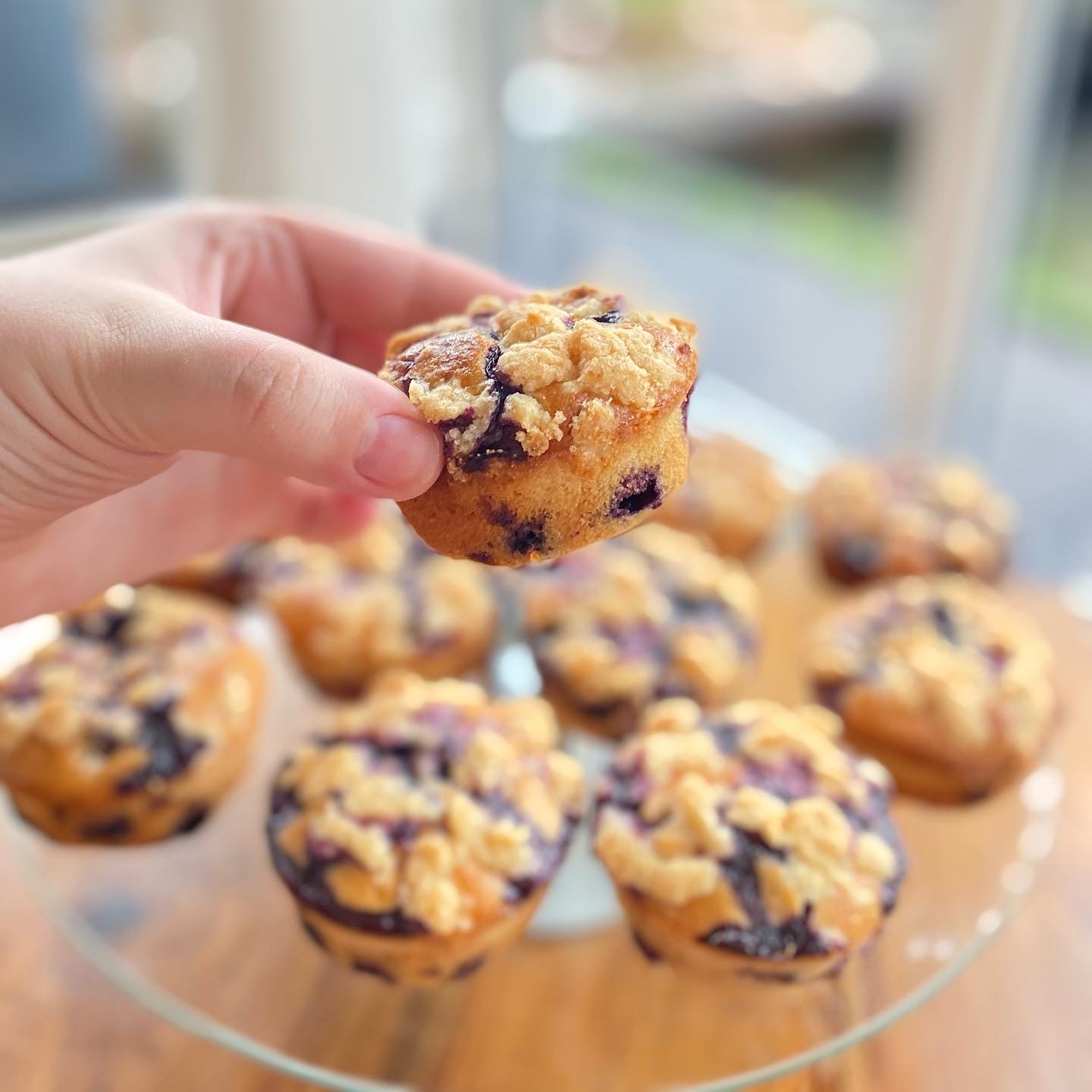 Blaubeer Streusel Muffins